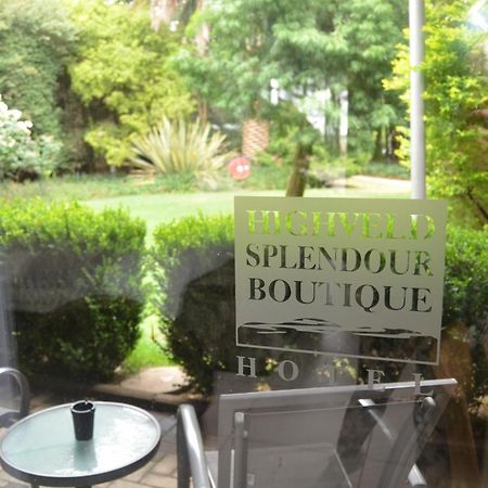 Highveld Splendour Boutique Bed And Breakfast แอร์เมอโล ภายนอก รูปภาพ